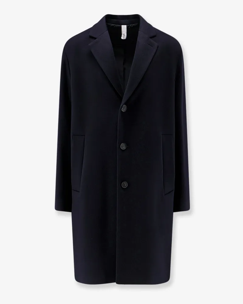 Hevò Cassano virgin sheep's wool coat -  - gender_Man Blue