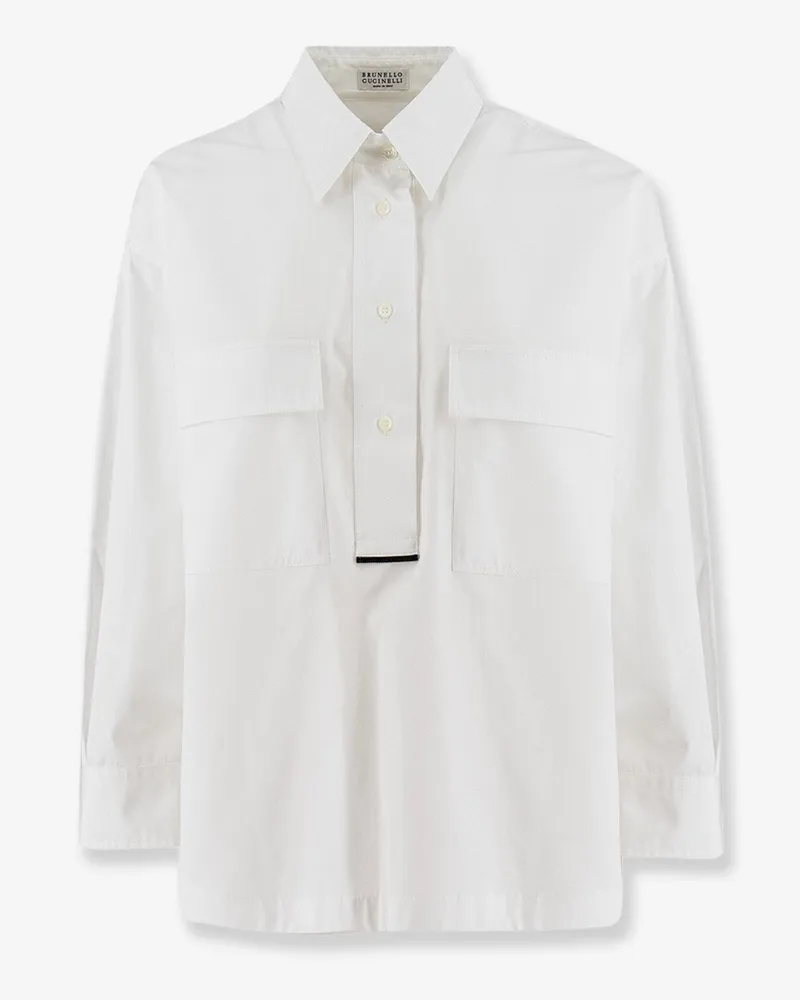 Brunello Cucinelli Cotton shirt -  - gender_Woman White