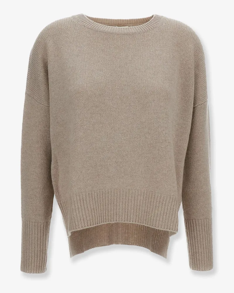 Lisa Yang Mila cashmere sweater with ribbed knit -  - gender_Woman Beige