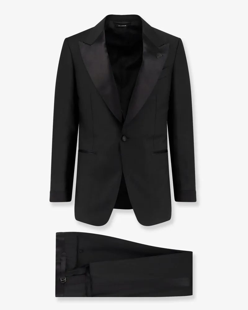 Tom Ford Shelton stretch wool tuxedo -  - gender_Man Black