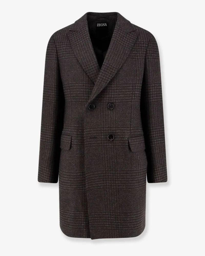 Ermenegildo Zegna Wool coat -  - gender_Man Blue