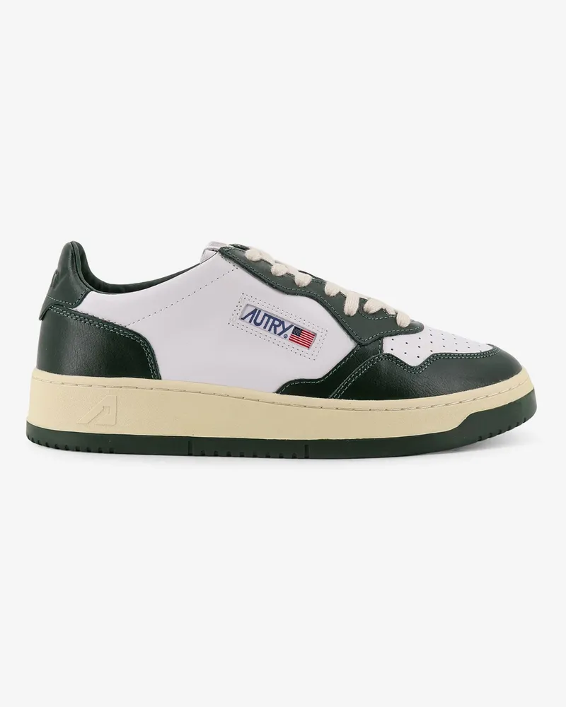 AUTRY Medalist Low leather low-top sneakers -  - gender_Man Green