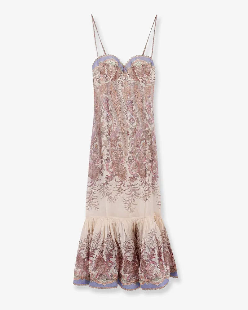 Zimmermann Alchemy Gown linen and silk dress -  - gender_Woman Multicolor