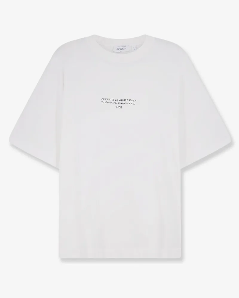 OFF-WHITE Statement cotton T-shirt -  - gender_Man White