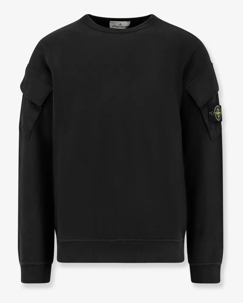 Stone Island Organic cotton sweatshirt -  - gender_Man Black