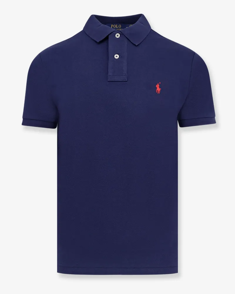 Ralph Lauren Cotton polo shirt -  - gender_Man Blue