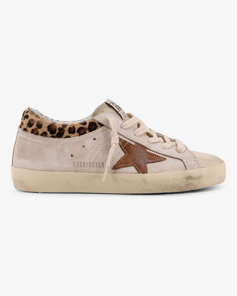 Golden Goose Super Star with List leather sneakers -  - gender_Woman White