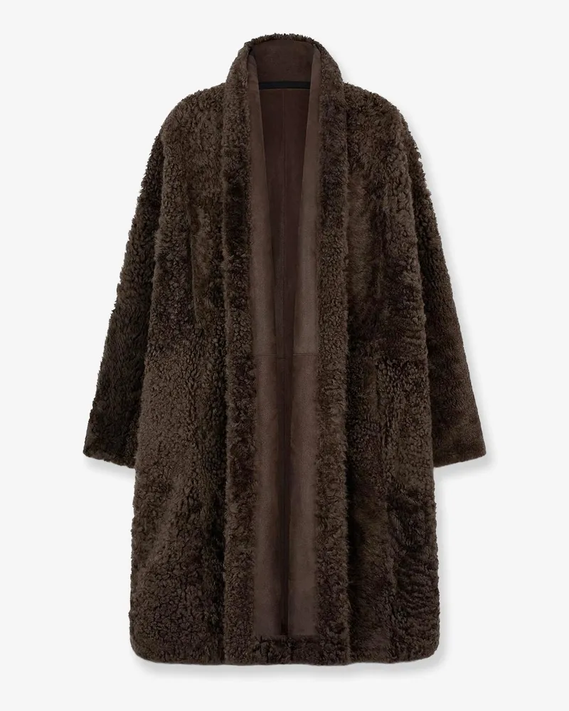 Tom Ford Shearling Coat -  - gender_Woman Brown