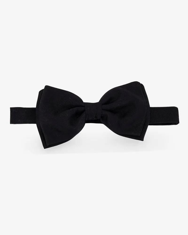LARDINI Fabric bow tie -  - gender_Man Black