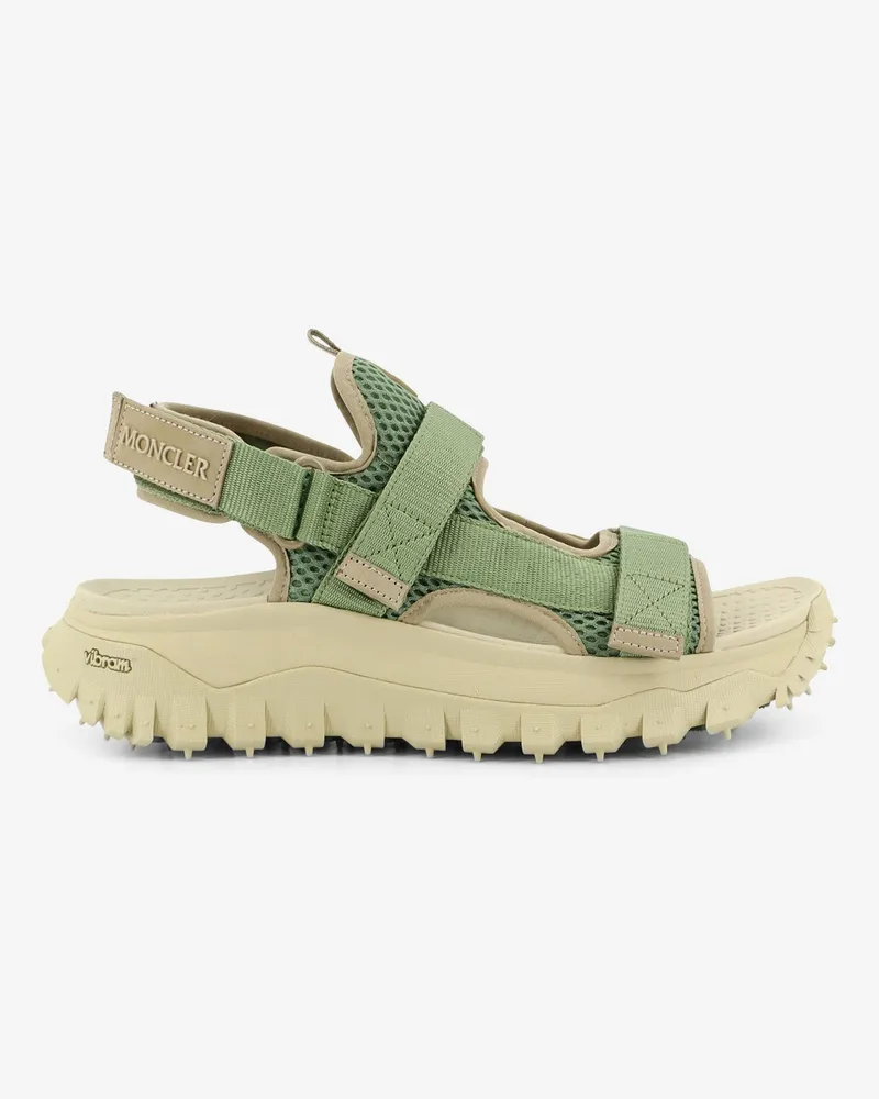 Moncler Trailgrip Vela Cordura mesh and rubber sandals -  - gender_Man Green