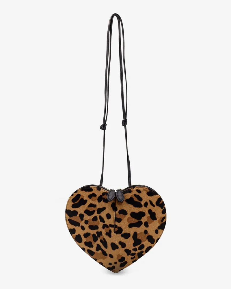 Alaïa Le Coeur leopard haircalf shoulder bag -  - gender_Woman Animal