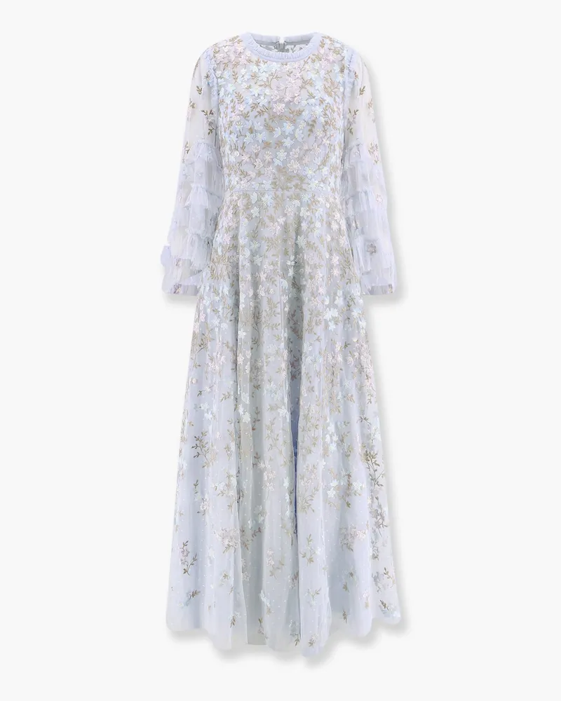 Needle & Thread Embroidered tulle long dress -  - gender_Woman Blue