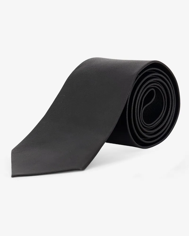 Tom Ford Leather tie -  - gender_Man Black