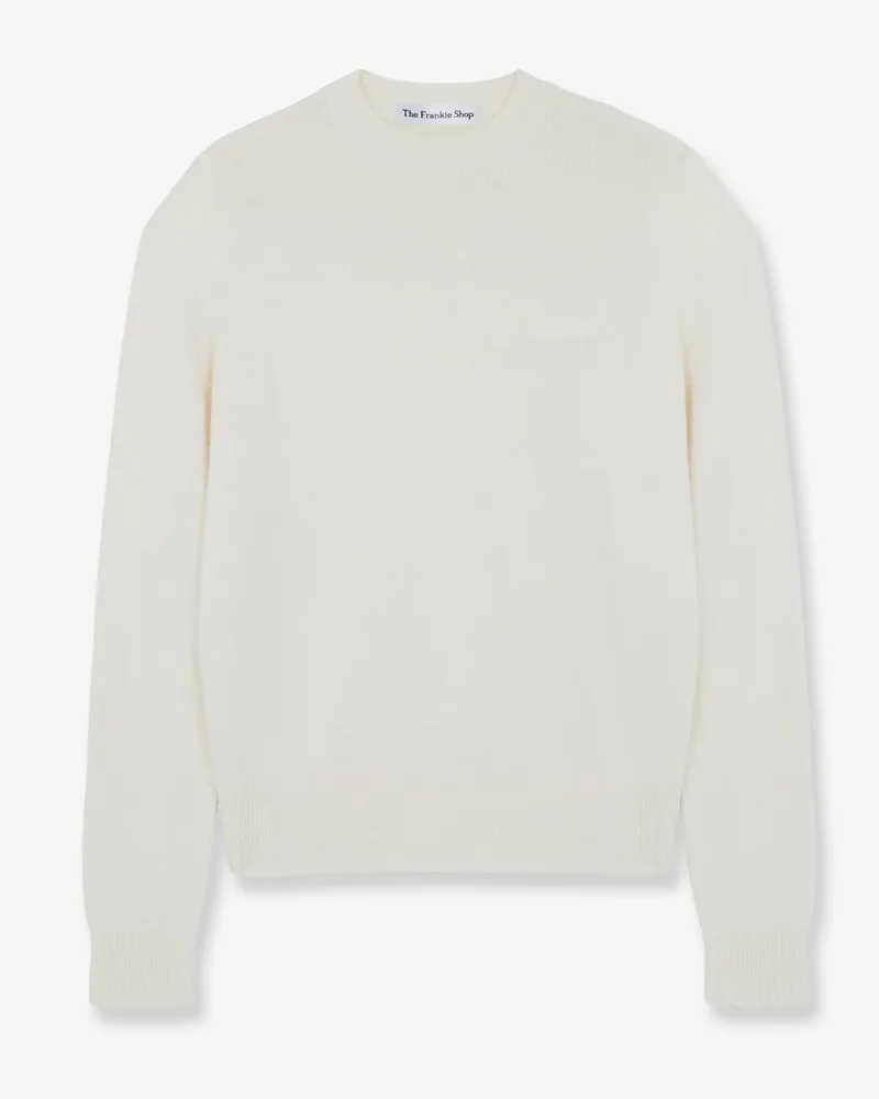 FRANKIE Shop Rafaela sweater in merino wool and cashmere blend -  - gender_Woman White
