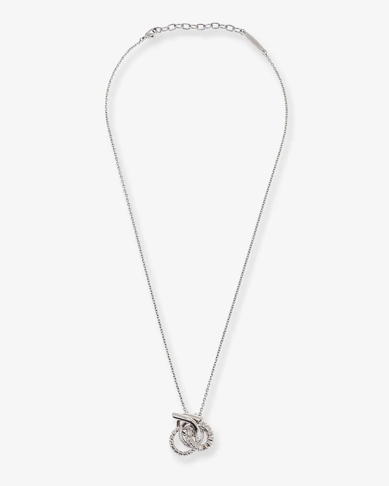 Ferragamo Brass necklace -  - gender_Woman Silver