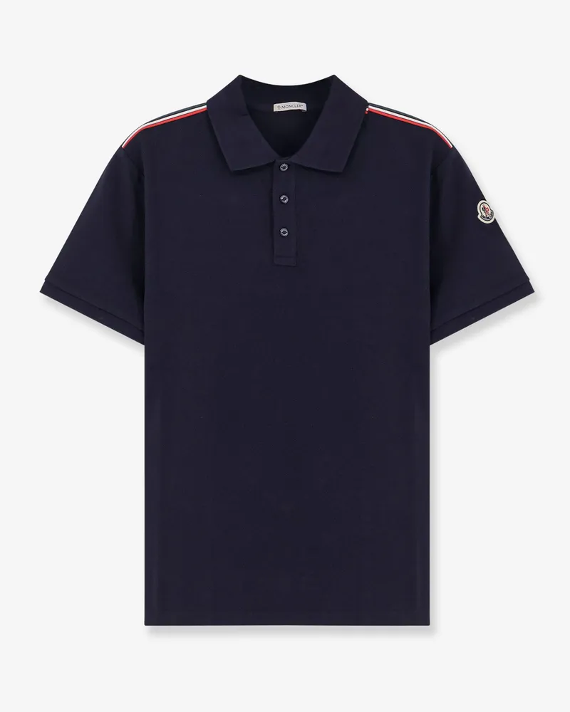 Moncler Cotton polo shirt -  - gender_Man Blue
