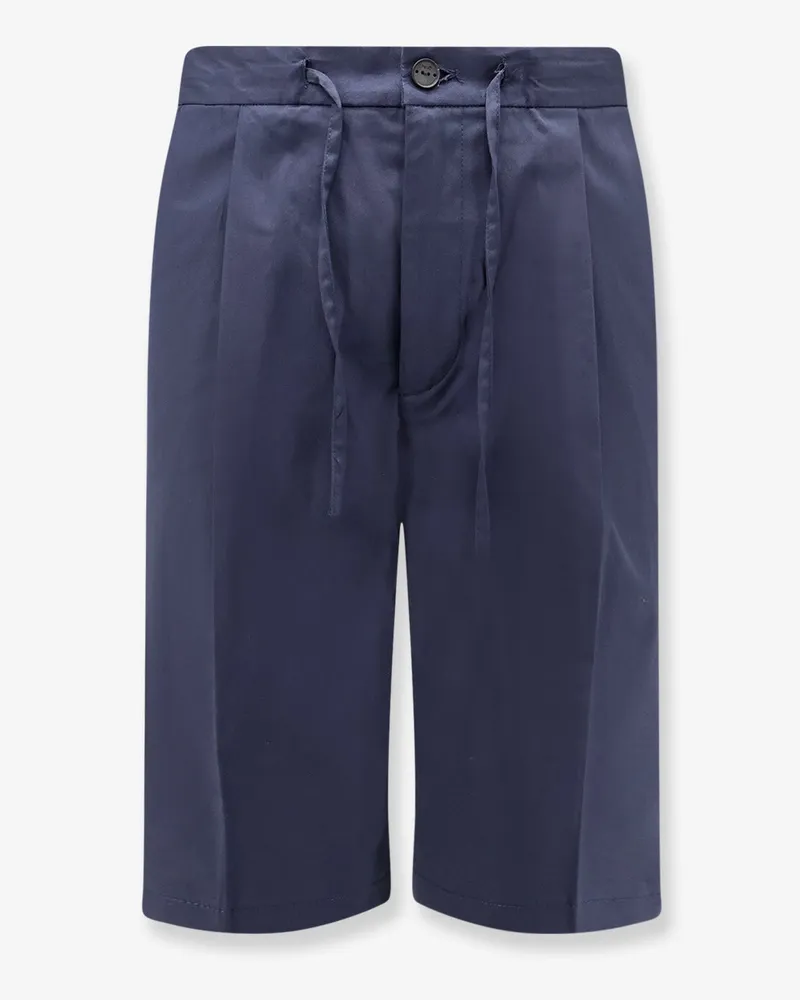 Hevò Torre Lapillo cotton shorts -  - gender_Man Blue