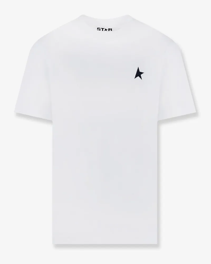 Golden Goose Cotton t-shirt with Logo print -  - gender_Man White