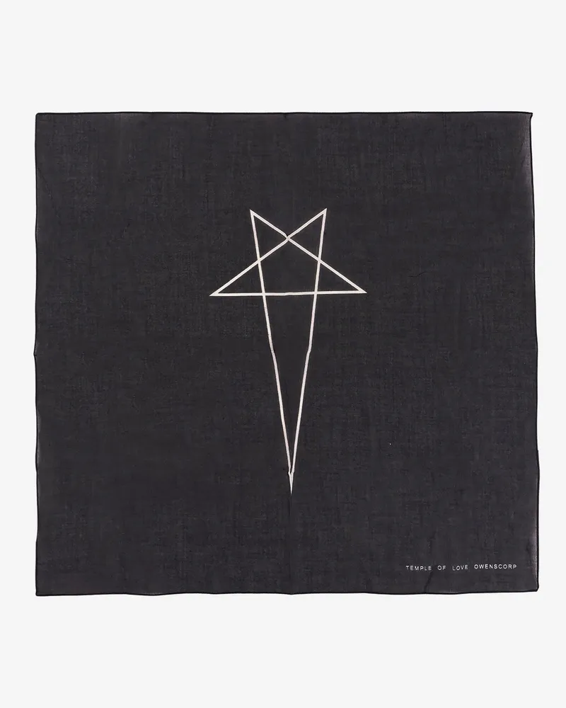 DRKSHDW by Rick Owens Cotton foulard -  - gender_Man Black