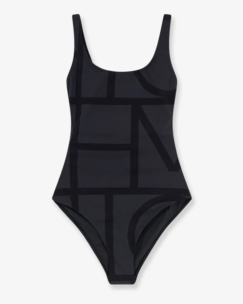 Totême Recycled material one-piece swimsuit -  - gender_Woman Black