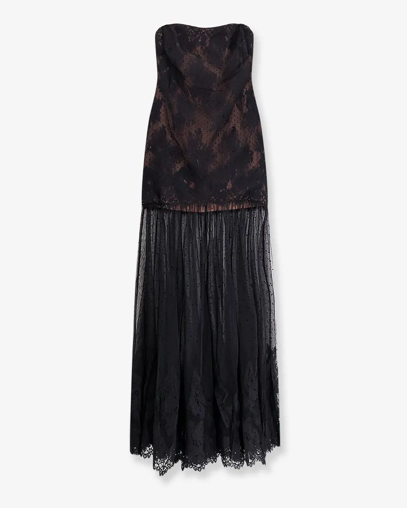 Retrofête Vespera long lace dress -  - gender_Woman Black