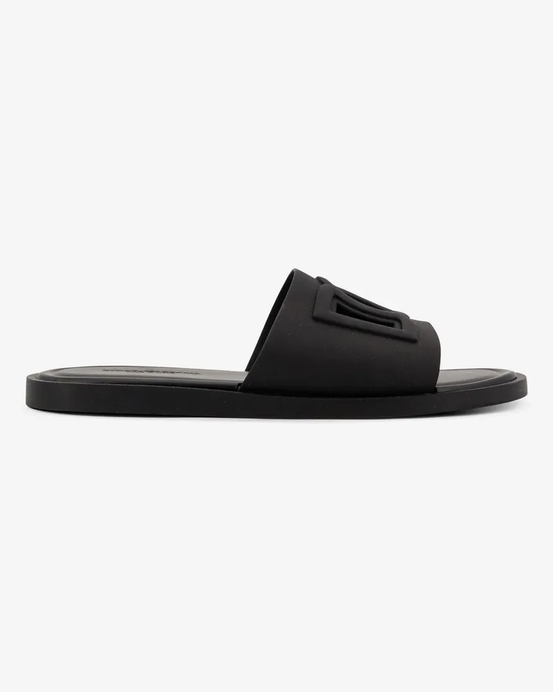Dolce & Gabbana Rubber Slide Sandals -  - gender_Man Black