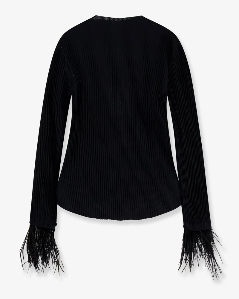 HUGO BOSS Efedera pleated top -  - gender_Woman Black