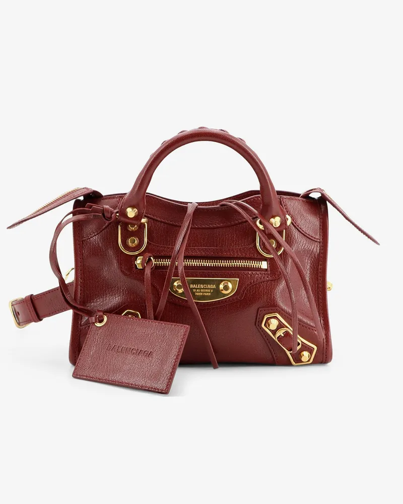 Balenciaga Le City Uptown Mini leather handbag -  - gender_Woman Red