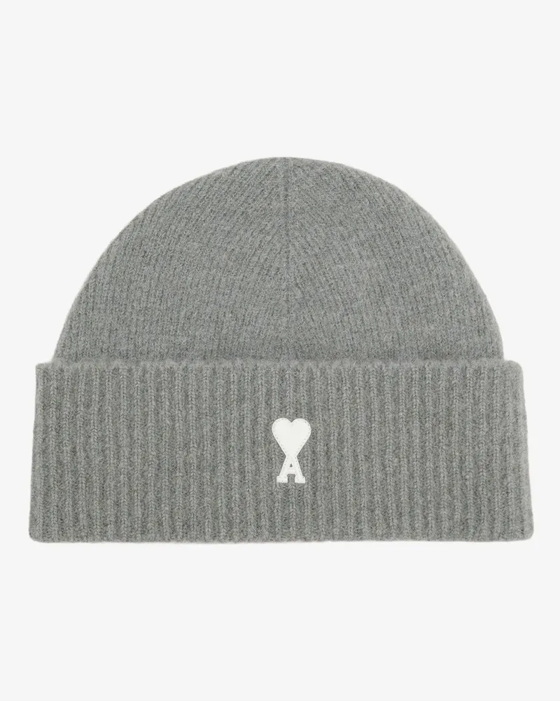 AMI Paris Alpaca blend beanie hat -  - gender_Man Grey