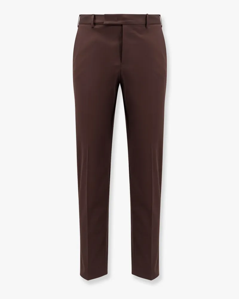 PT TORINO Edge stretch cotton trousers -  - gender_Man Brown