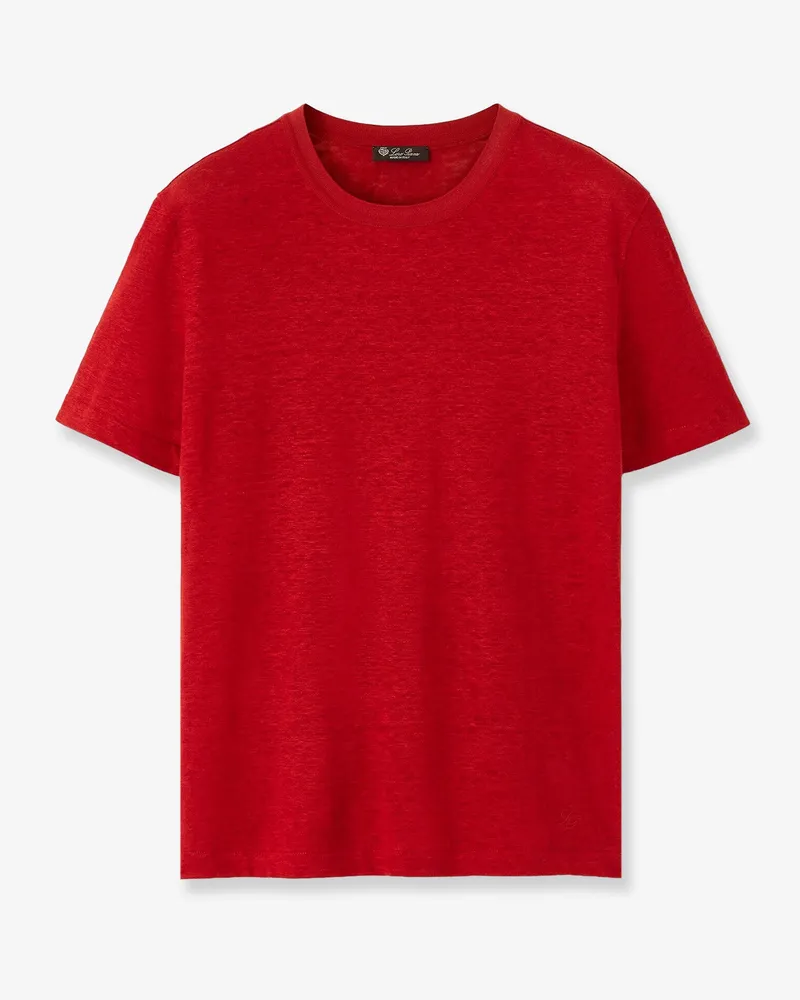 Loro Piana Gargano linen T-shirt -  - gender_Woman Red