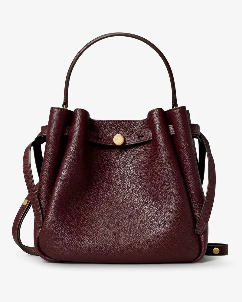 Tory Burch Romy Leather Bucket Bag -  - gender_Woman Red