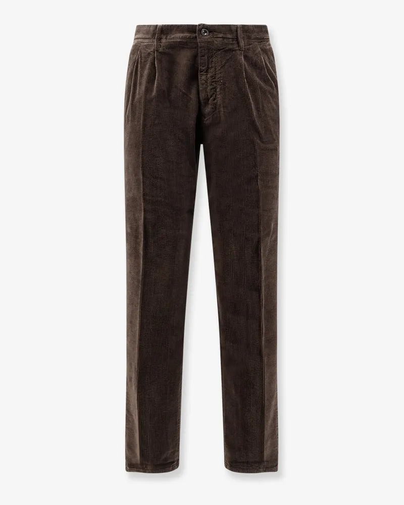 Incotex Corduroy trousers -  - gender_Man Brown