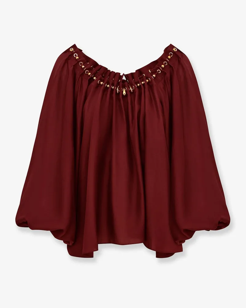 Zimmermann Aster silk shirt -  - gender_Woman Red