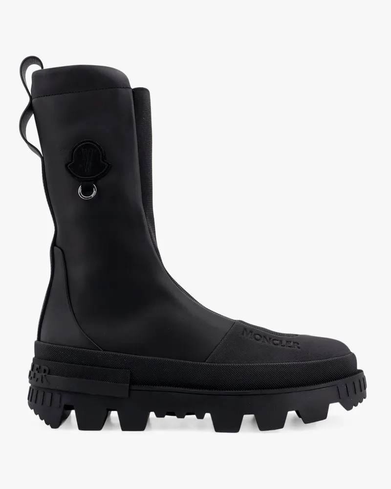 Moncler Salix 6 moncler willow smith letaher boots with stretch inserts -  - gender_Woman Black