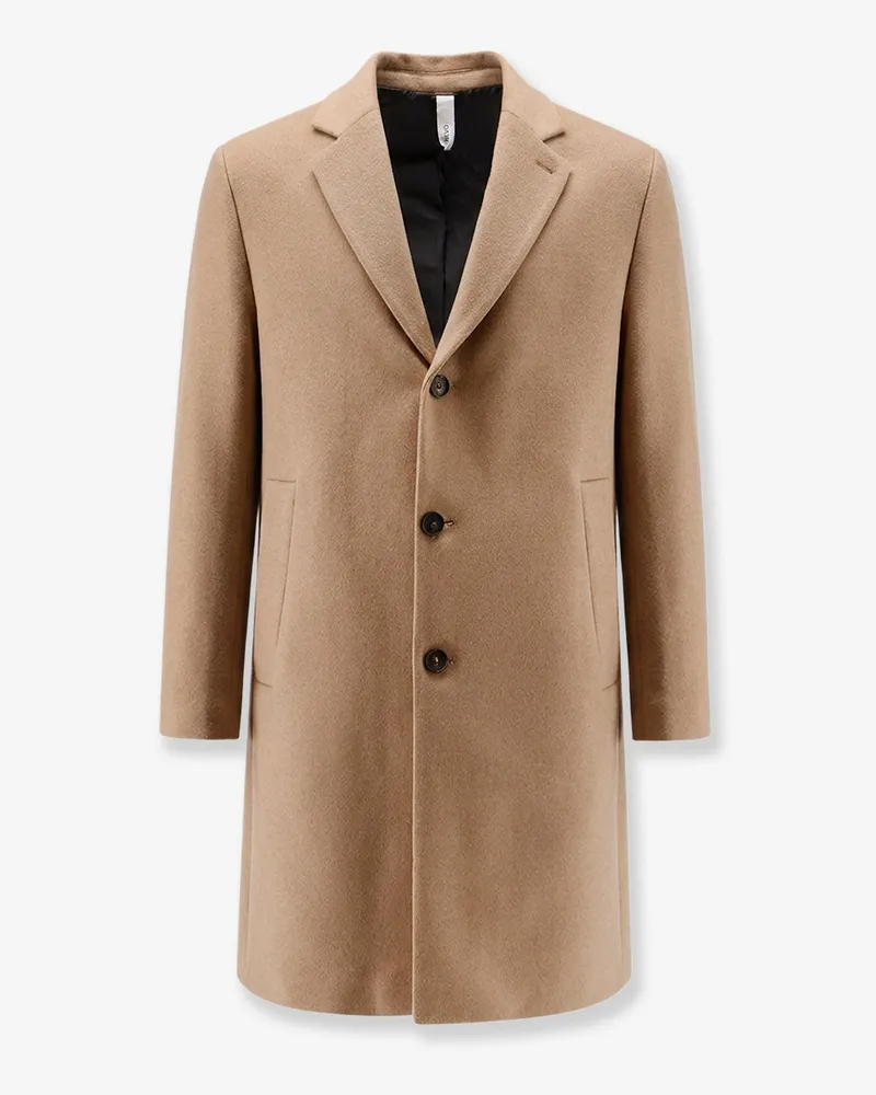 Hevò Cassano virgin sheep's wool coat -  - gender_Man Beige