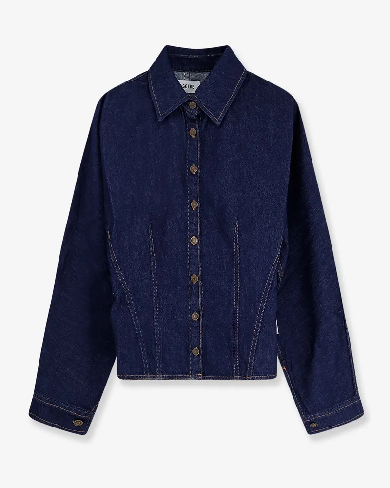 AGOLDE Regenerated cotton Devon shirt -  - gender_Woman Blue