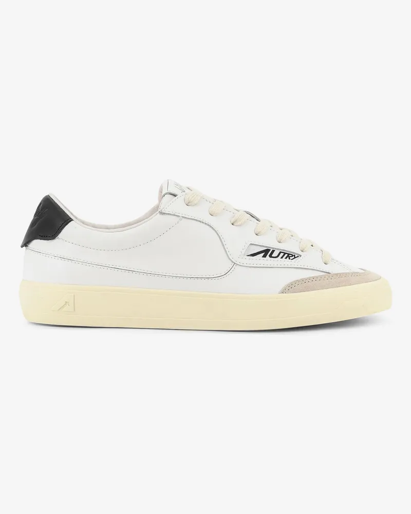 AUTRY Windscape leather sneakers with suede insert -  - gender_Man White