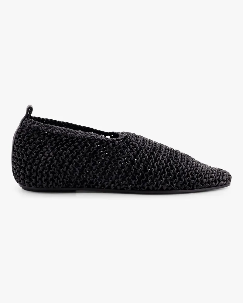 Totême Interwined leather ballerinas -  - gender_Woman Black