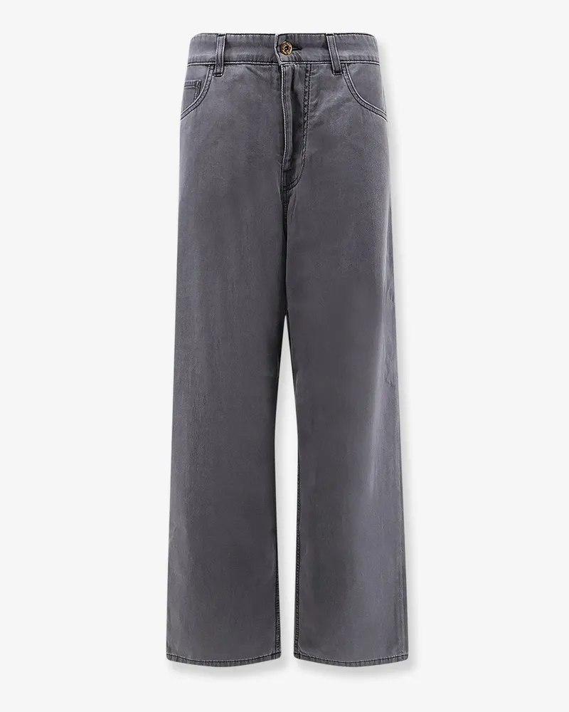 Miu Miu Grey Light Denim trousers -  - gender_Woman Grey
