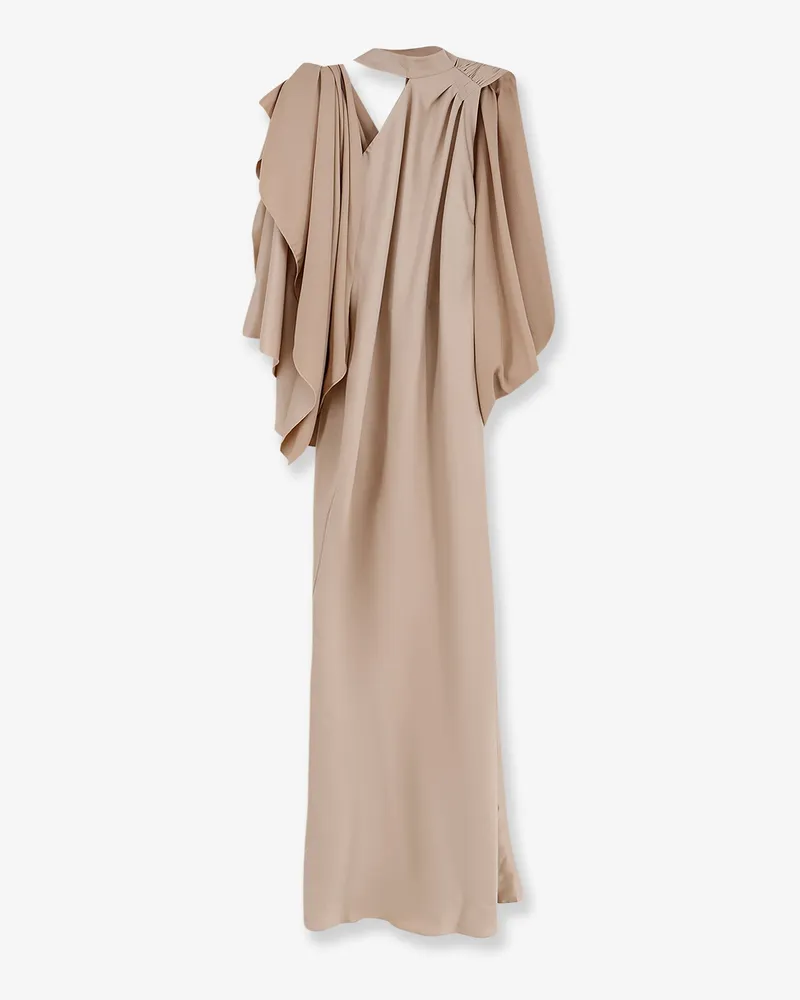 ACTUALEE Long dress with satin band -  - gender_Woman Pink