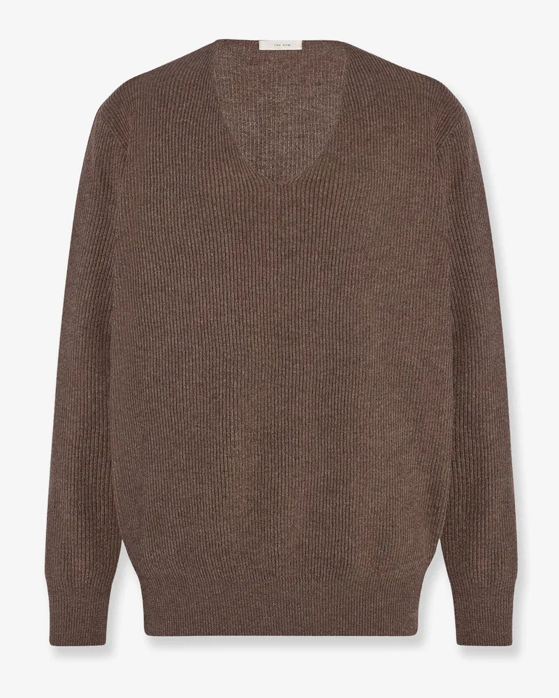 The Row Phef cotton and cashmere blend sweater -  - gender_Woman Brown