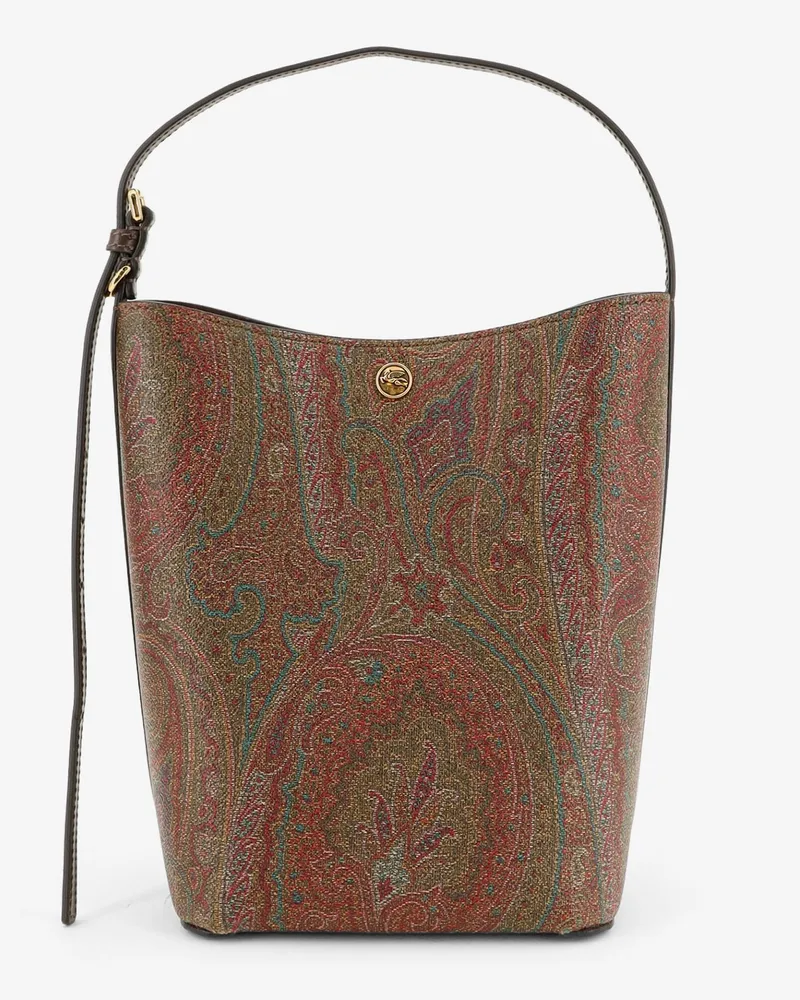 Etro Essential Paisley jacquard handbag - ETRO - gender_Woman Brown