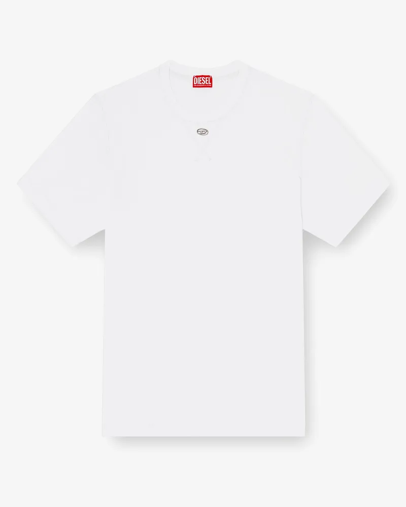 Diesel T-MADJUST-TR cotton T-shirt -  - gender_Man White