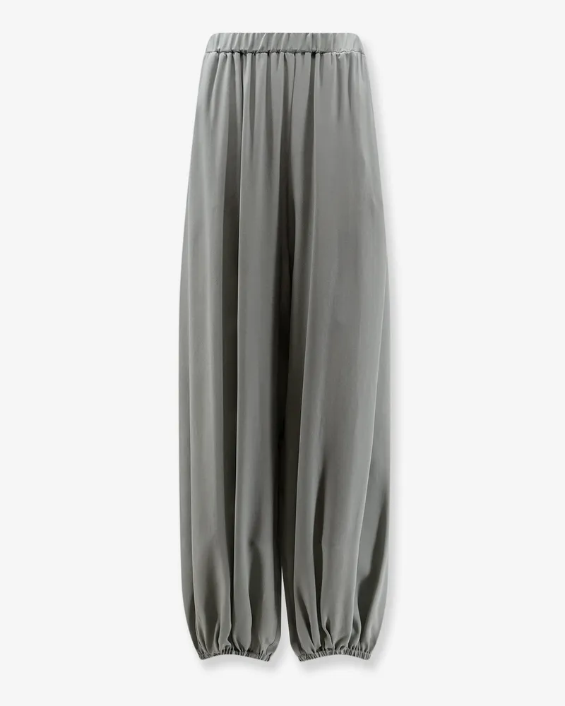 ALYSI Baloon silk trousers -  - gender_Woman Grey