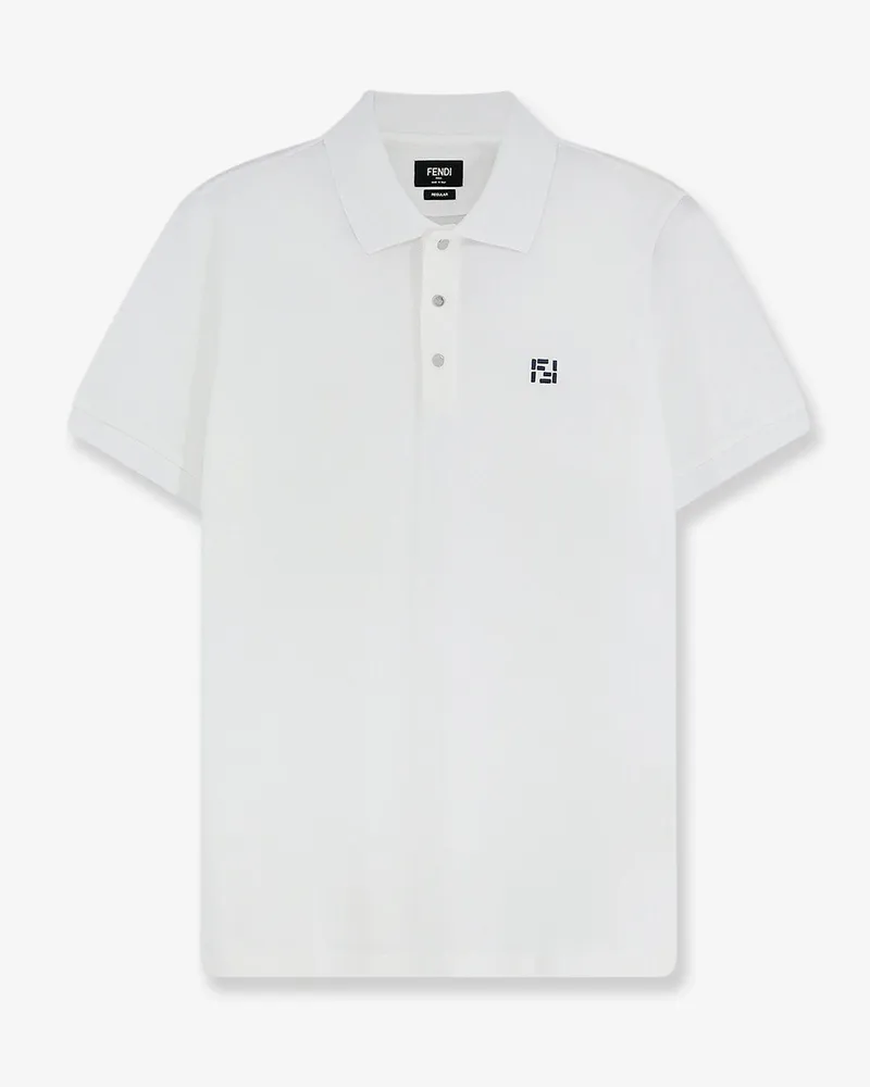 Fendi Cotton polo shirt -  - gender_Man White