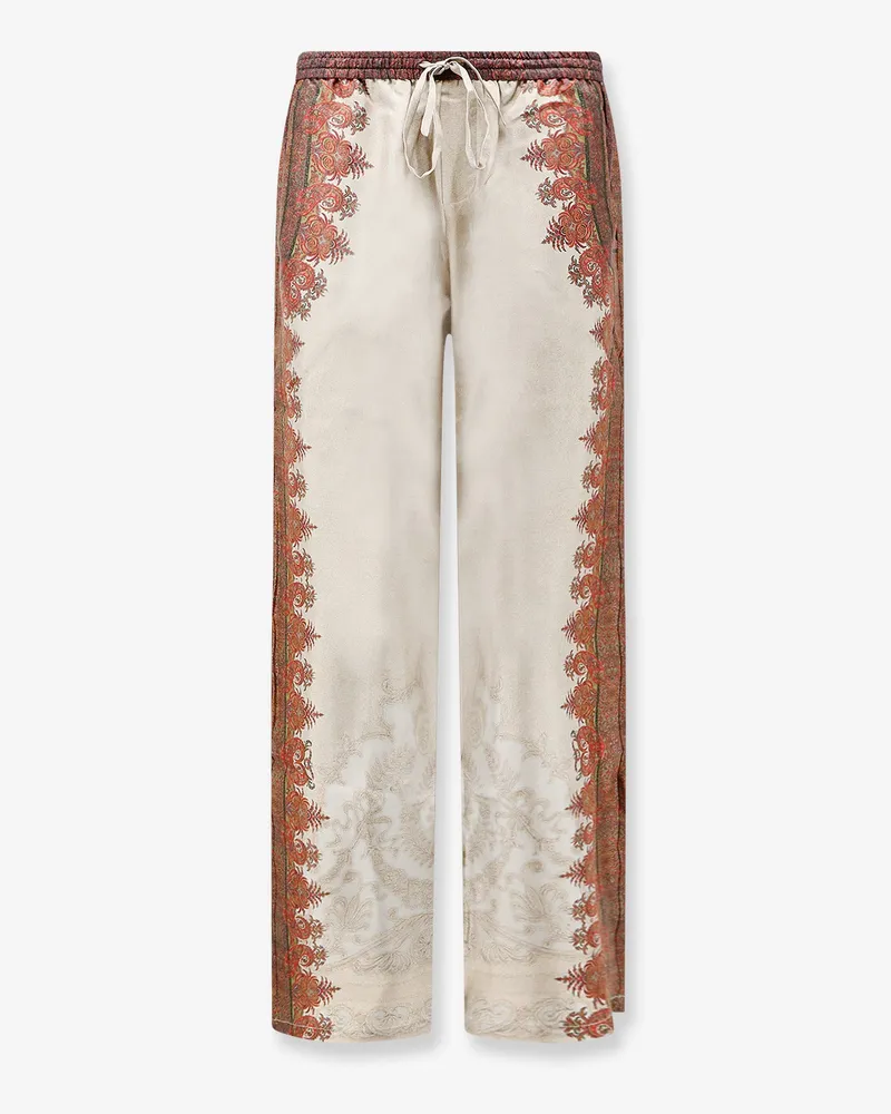 Pierre-Louis Mascia Aloe silk trousers -  - gender_Woman Beige