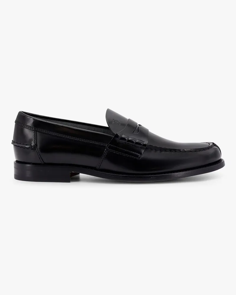 TOD'S Leather loafer with logo detail -  - gender_Man Black