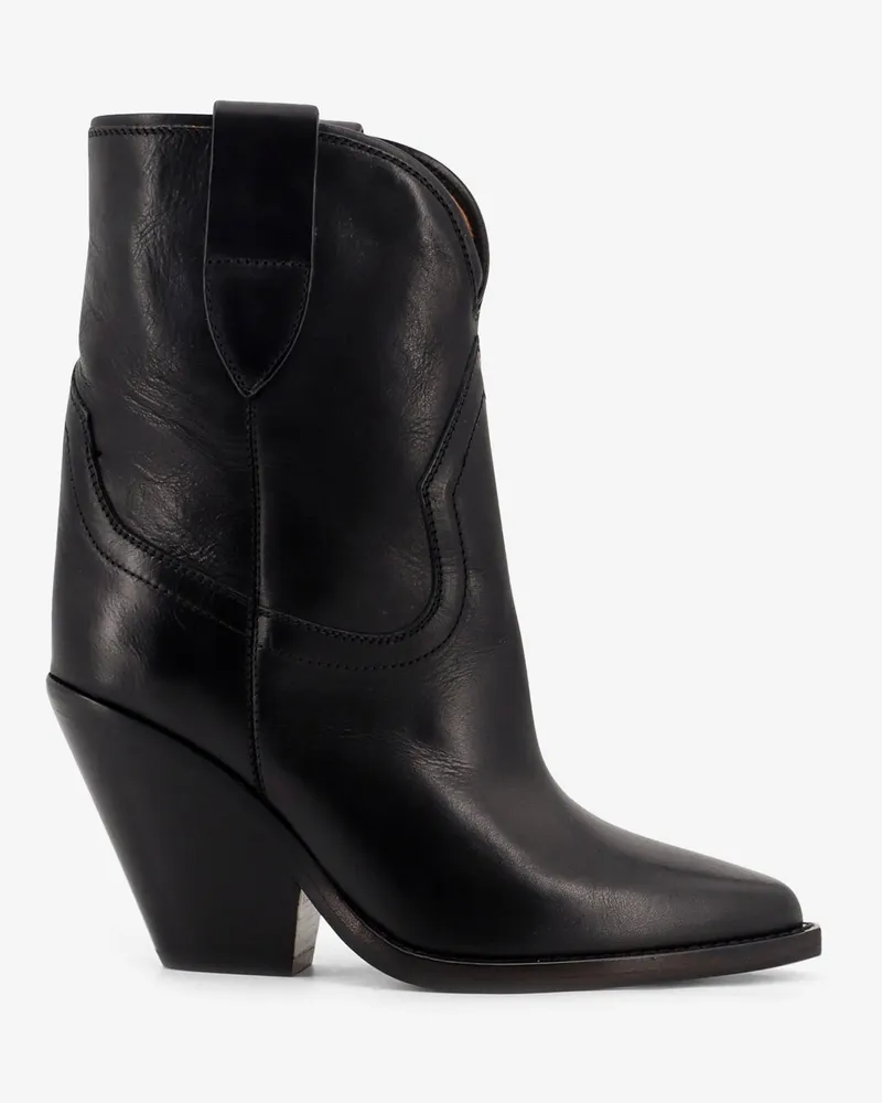 Isabel Marant Leyane leather boots -  - gender_Woman Black