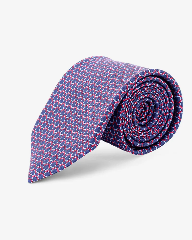 Ferragamo Silk Tie -  - gender_Man Blue